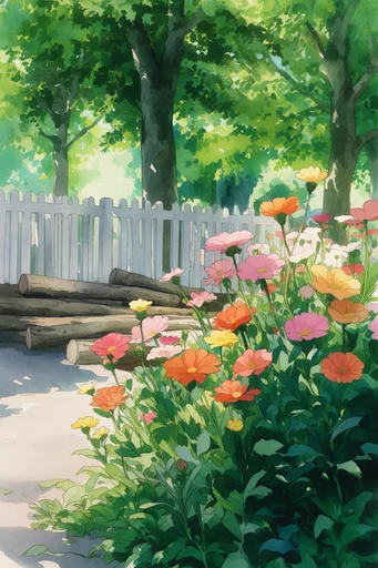 Luminous Nostalgic Anime style reference image — hand-drawn ink outlines