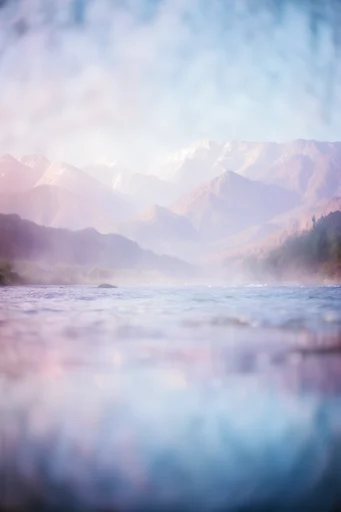 Luminous Ethereal Macro style reference image — extreme macro photography