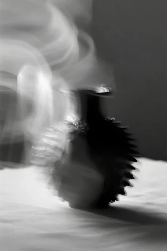 Ethereal Motion Noir style reference image — long exposure motion blur