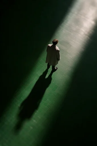 Cinematic Emerald Chiaroscuro moodboard — generate AI images in this style