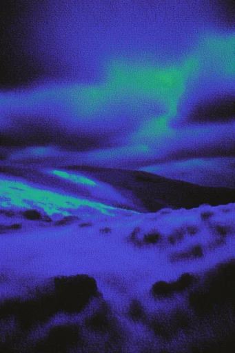 Spectral Gritty Noir style AI image example 2