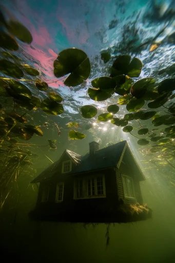 Luminous Submerged Etherealism style AI image example 4