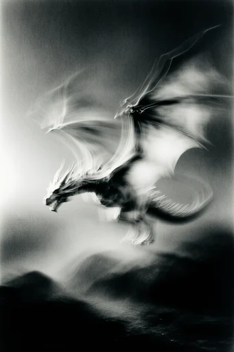 Spectral Monochrome Noir style reference image — chiaroscuro lighting