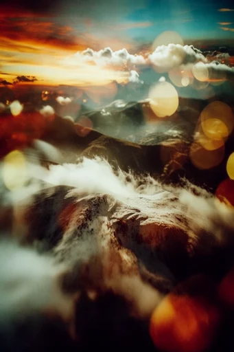 Ethereal Cinematic Nostalgia style reference image — ethereal light leaks