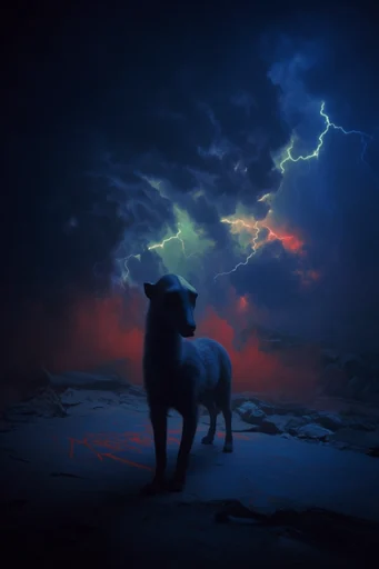 Abyssal Storm Gothic style reference image — monolithic scale