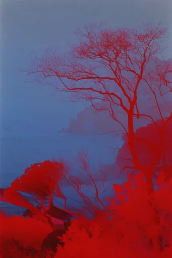 Surreal Infrared Crimson style reference image — infrared photography style