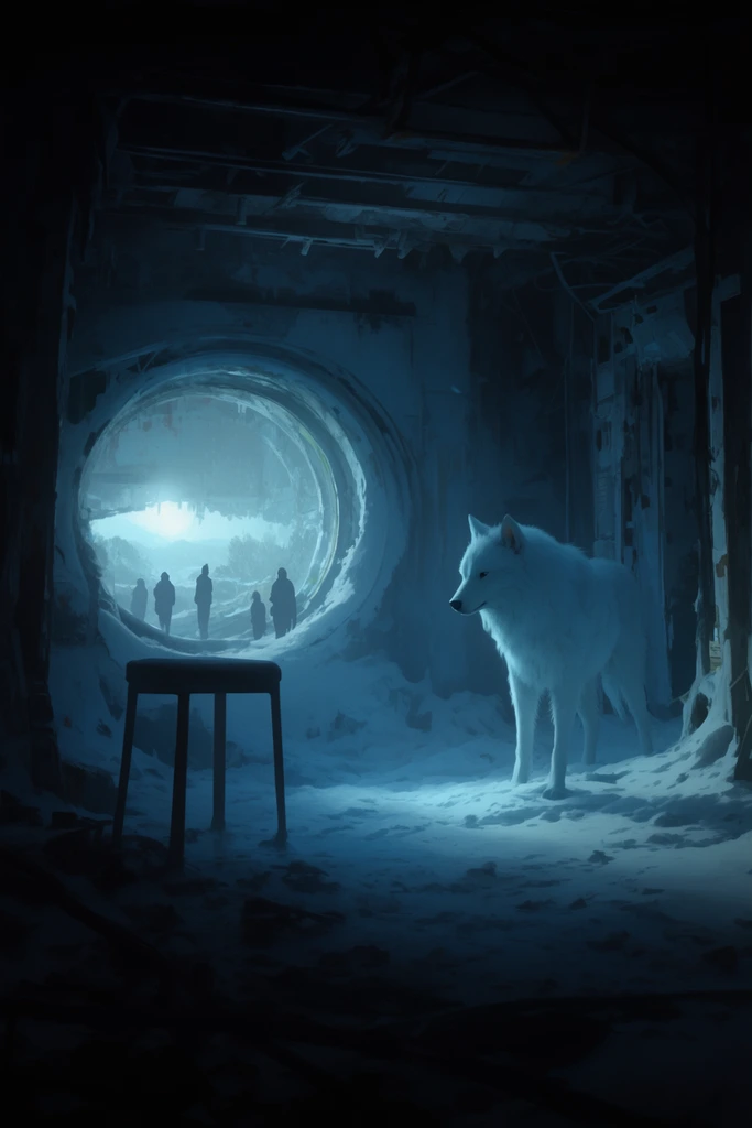 Frozen Industrial Dystopia style AI image example 3