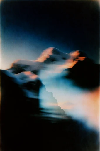 Ethereal Grain Surrealism style reference image — high-contrast silhouette