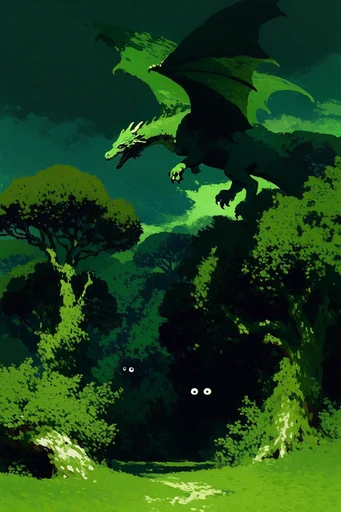 Verdant Atmospheric Minimalism style reference image — dramatic graphic shadows