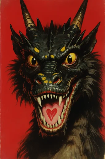 Graphic Crimson Noir style reference image — intense black texture