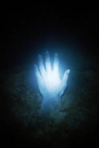Spectral Nocturnal Luminescence style reference image — electric blue glow