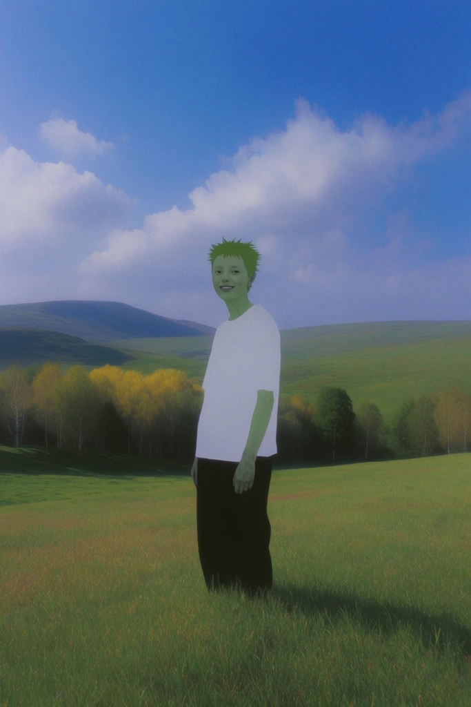 Surreal Pastoral Minimalism style AI image example 1