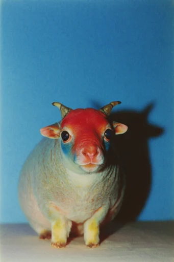 Nostalgic Surrealist Pop style AI image example 3