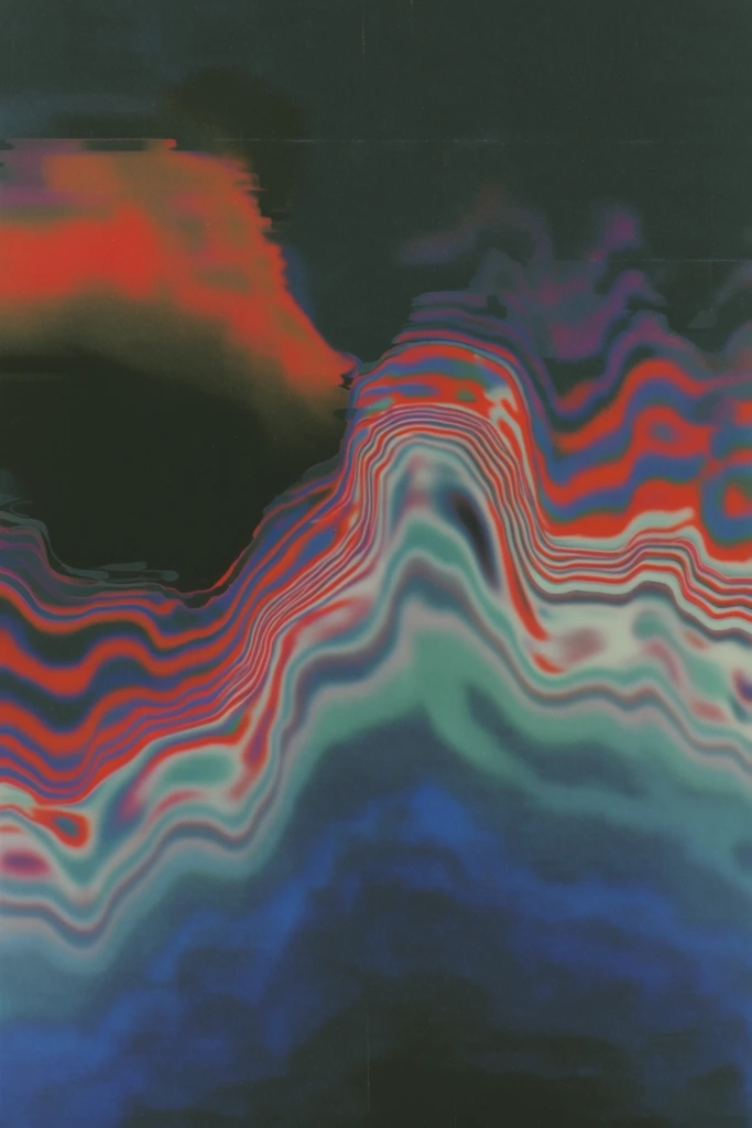 Thermal Acid Glitch style AI image example 2