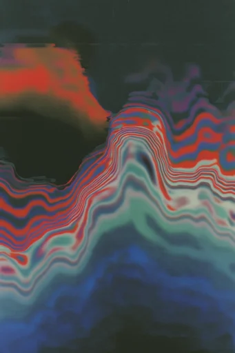Thermal Acid Glitch style AI image example 2