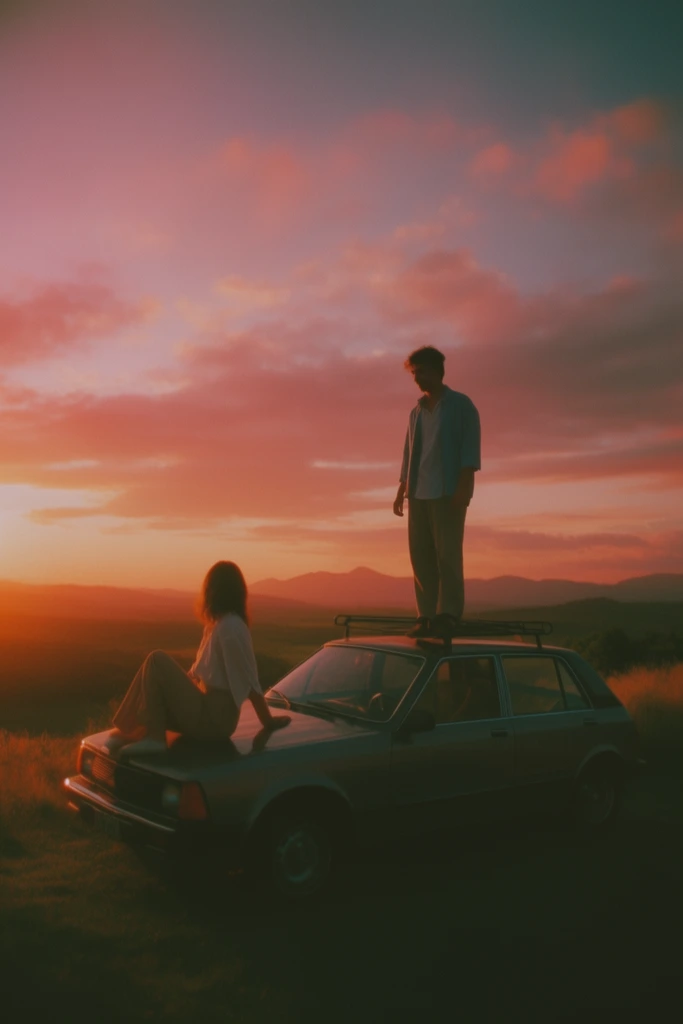 Nostalgic Cinematic Twilight style AI image example 2