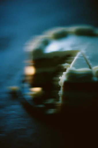 Cinematic Nocturnal Melancholy style reference image — shallow depth of field
