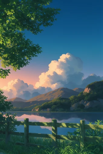 Nostalgic Summer Anime style reference image — anime aesthetic