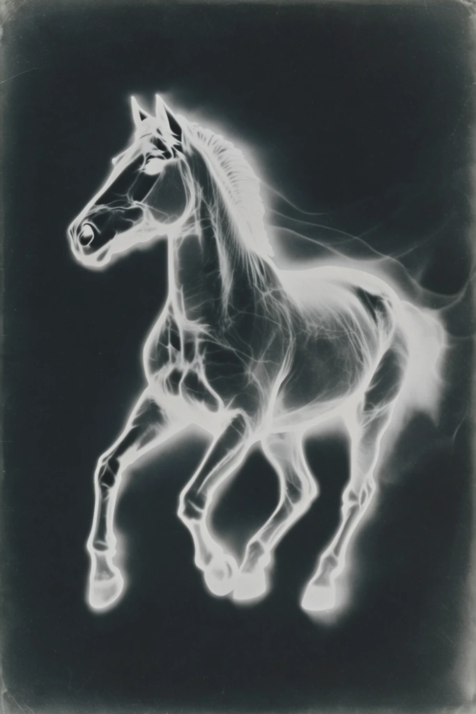 Ethereal Radiographic Noir style AI image example 3