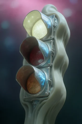Ethereal Cybernetic Surrealism style reference image — dreamy editorial aesthetic