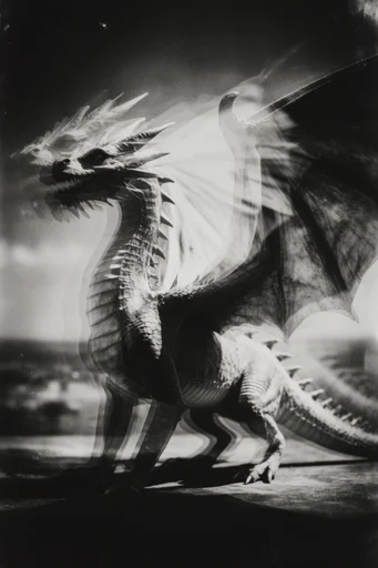 Spectral Analog Noir style reference image — analog film grain