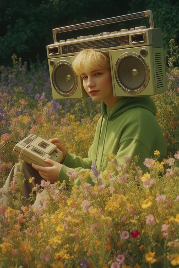 Overgrown Analog Surrealism style AI image example 1
