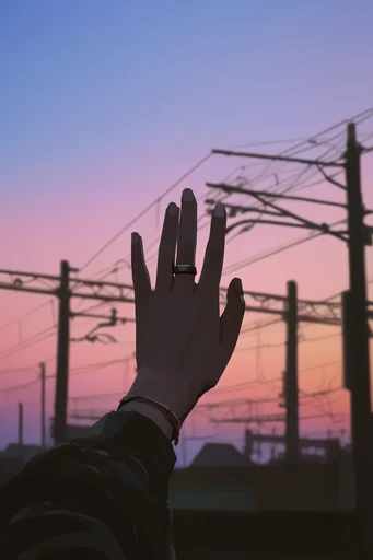 Luminous Twilight Liminality style reference image — liminal urban space