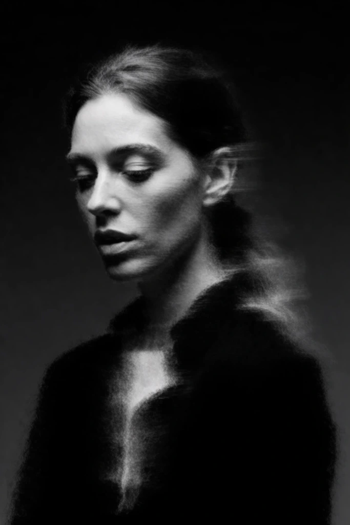 Ethereal Grain Noir style AI image example 1