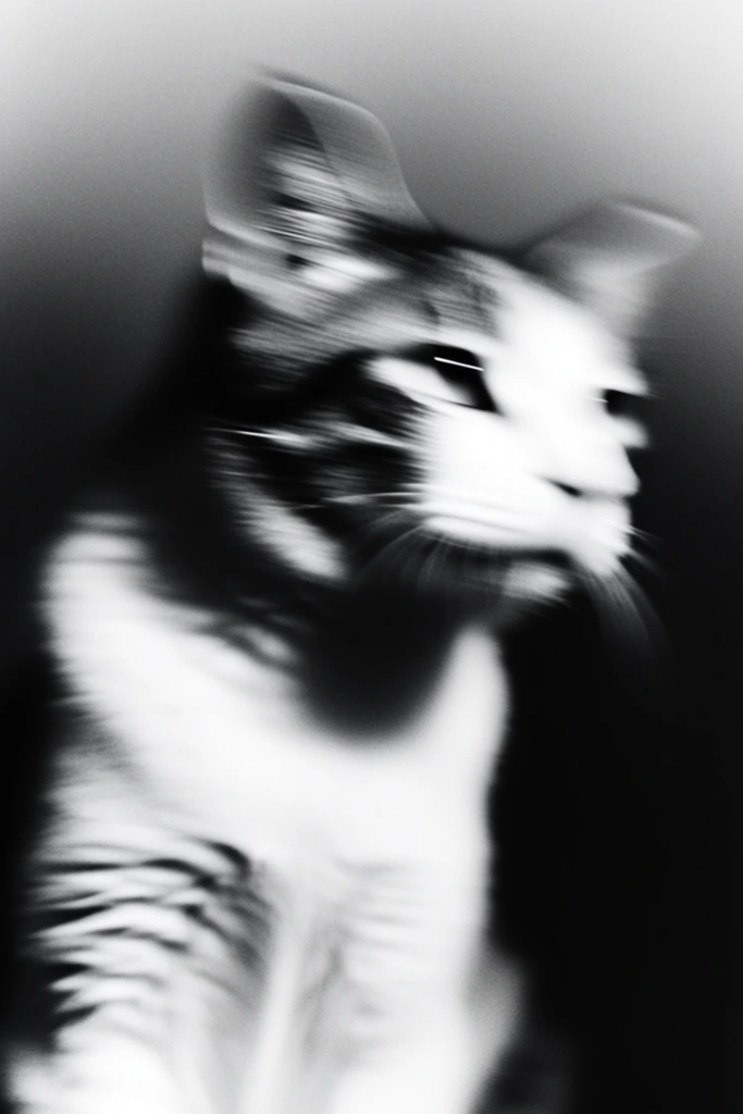 Kinetic Noir Abstraction style AI image example 3