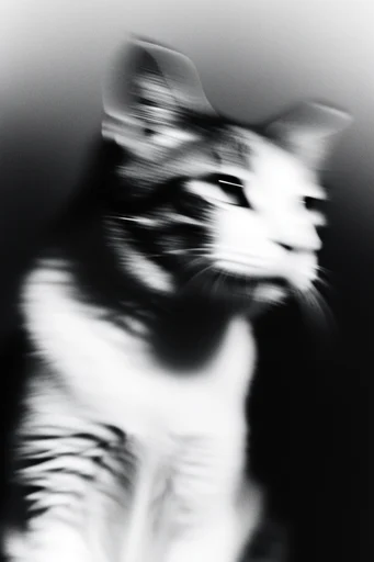 Kinetic Noir Abstraction style AI image example 3