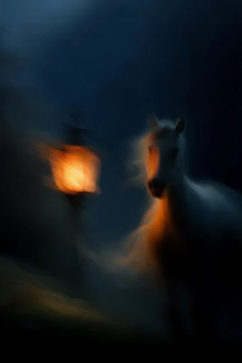 Luminous Nocturnal Chiaroscuro style AI image example 3