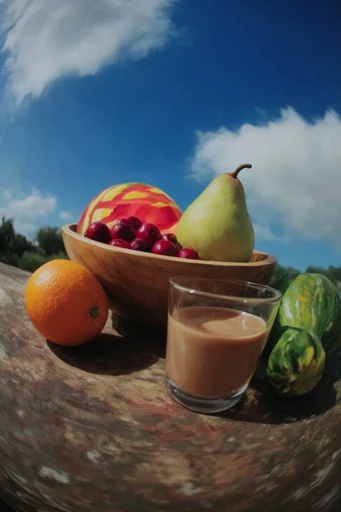 Dynamic Fisheye Action style reference image — fisheye lens