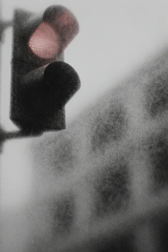 Tactile Noir Minimalism style reference image — soft-focus silhouette