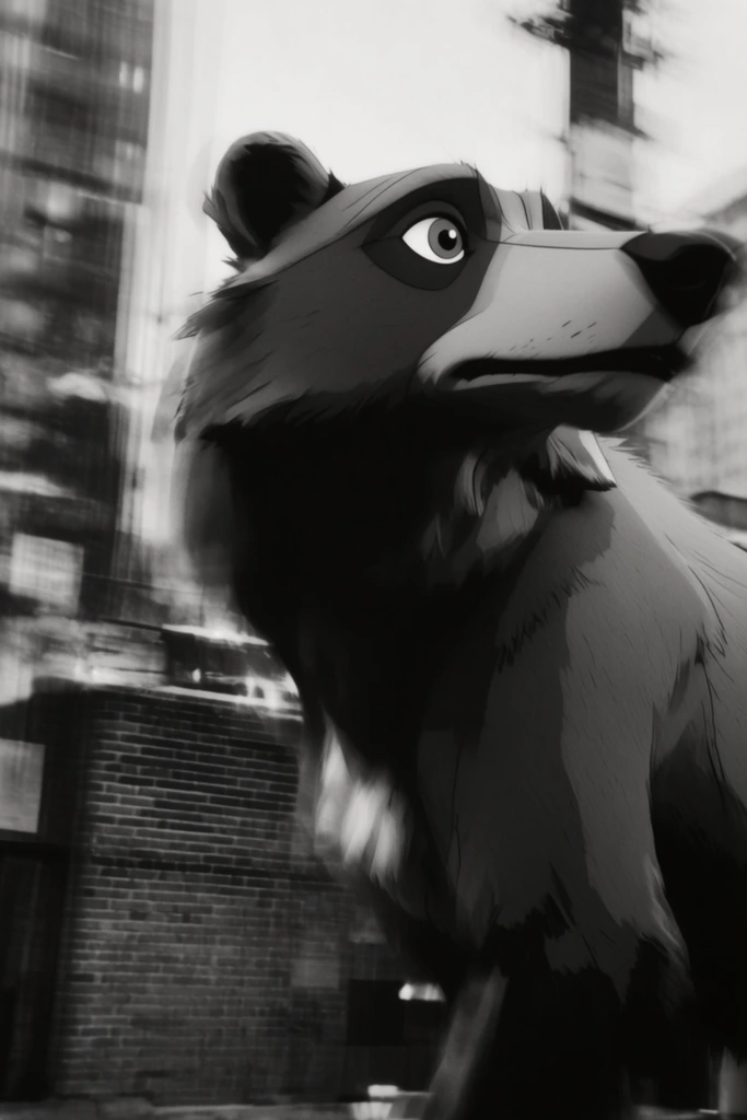 Spectral Noir Motion style AI image example 3