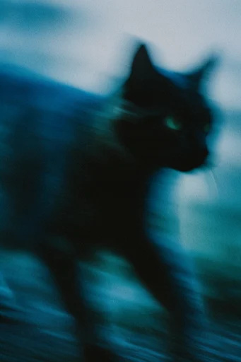 Luminous Motion Impressionism style reference image — ghostly silhouettes