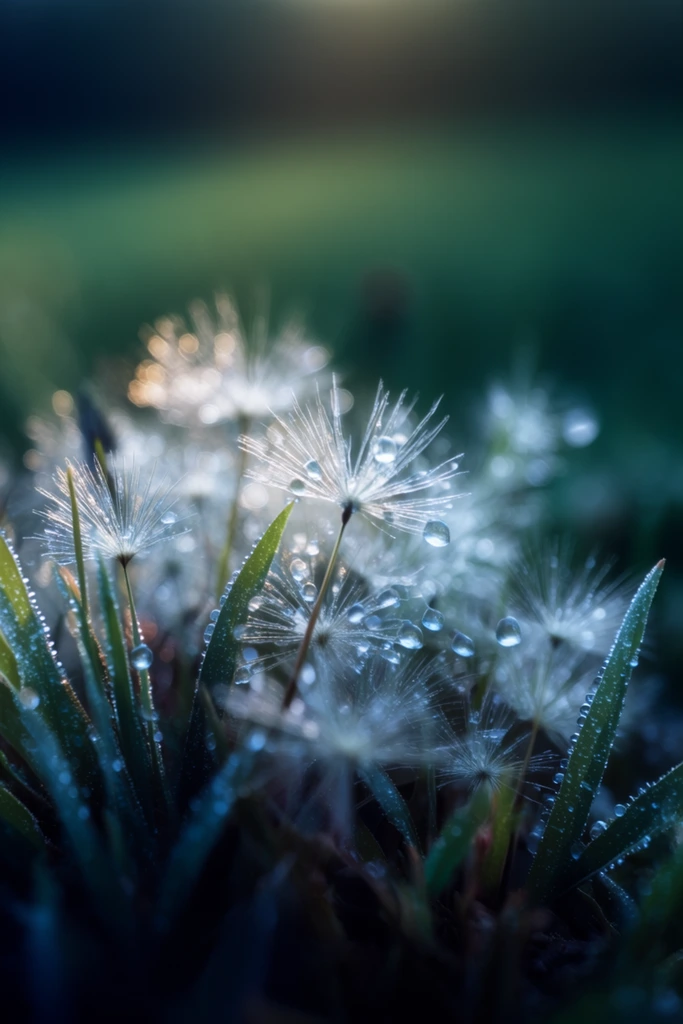 Luminescent Macro Ethereal style AI image example 2