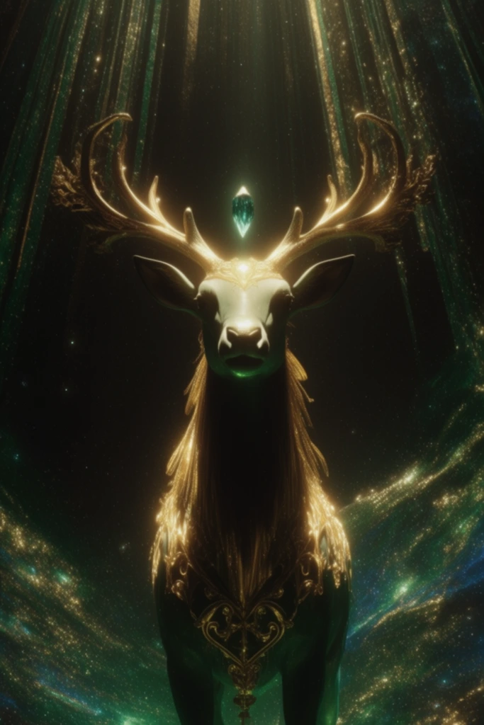 Celestial Gilded Mysticism style AI image example 3