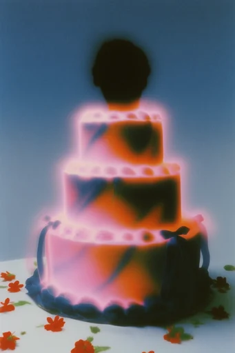Spectral Thermal Noir style reference image — airbrushed neon gradient