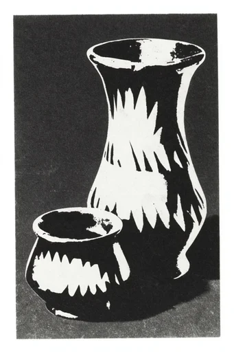 Raw Post-Punk Minimalism style reference image — photocopy texture