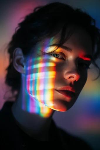 Prismatic Ethereal Glamour moodboard — generate AI images in this style