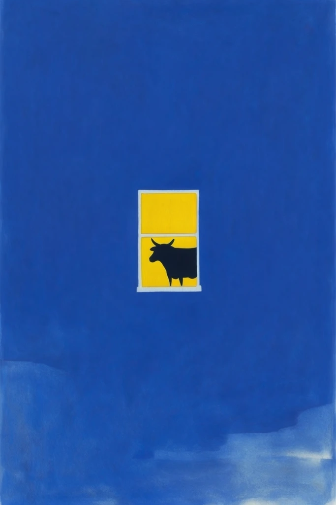 Cobalt Surreal Minimalism style AI image example 3