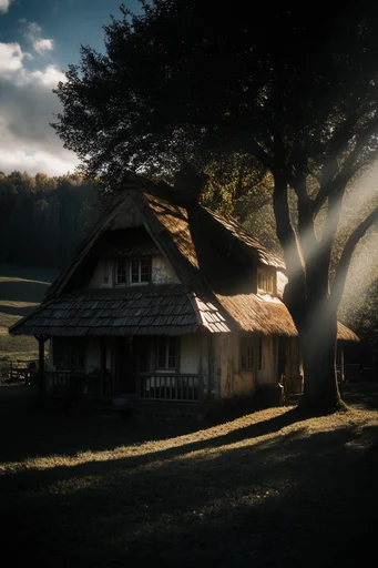Cinematic Chiaroscuro Realism style reference image — tactile textures