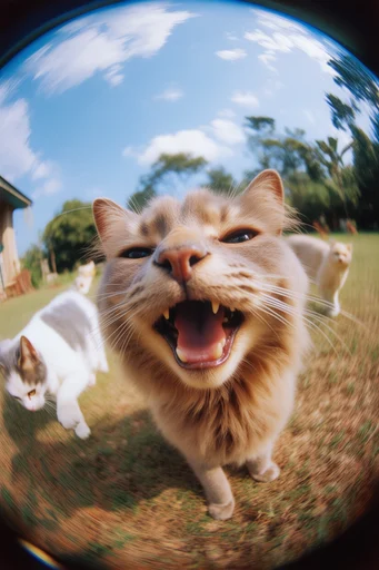 Dynamic Fisheye Nostalgia style reference image — candid street snapshot