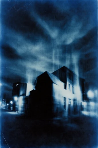Ethereal Nocturnal Motion style reference image — long exposure motion blur