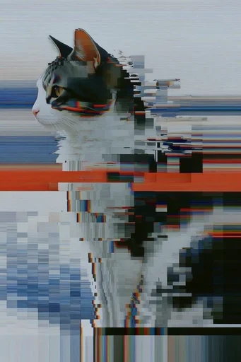 Structured Digital Brutalism style reference image — primary color palette