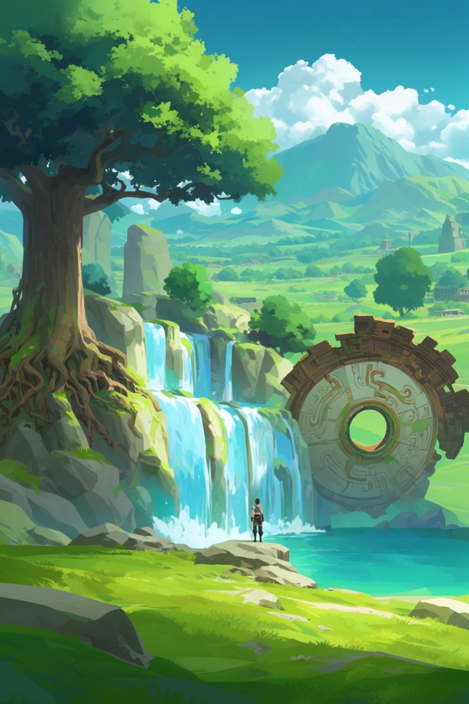Grand Ethereal Fantasy style AI image example 2
