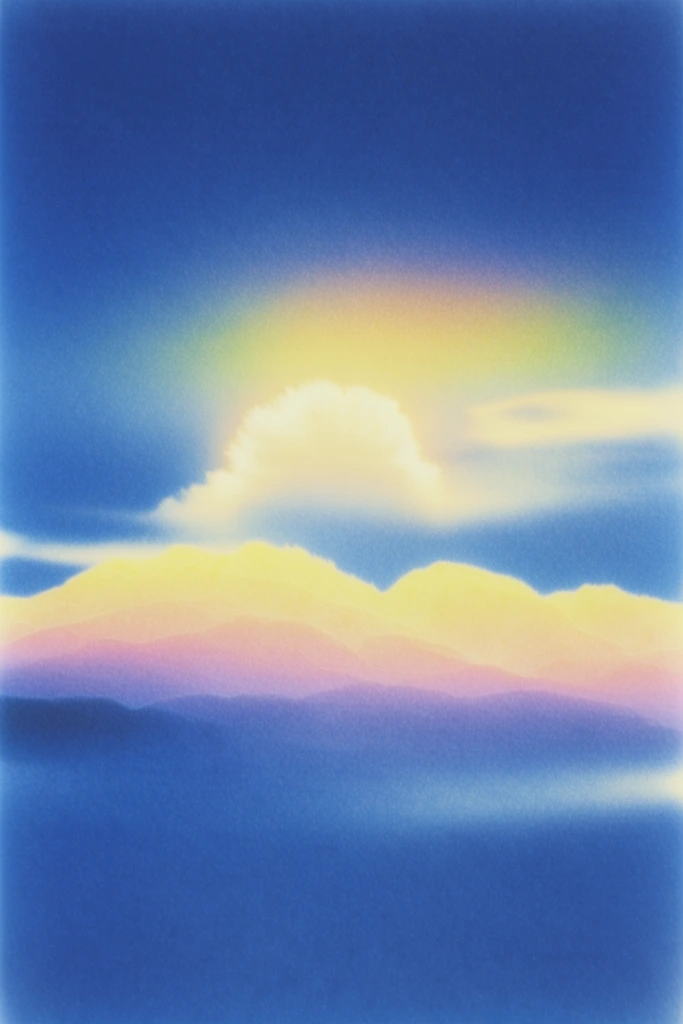 Ethereal Luminous Distortion style AI image example 2