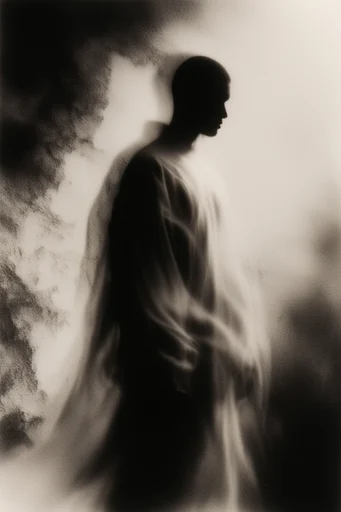 Atmospheric Monochromatic Noir moodboard — generate AI images in this style