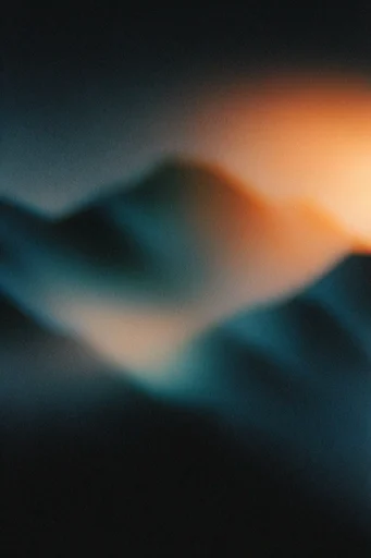 Cinematic Nocturnal Melancholy style reference image — analog film grain