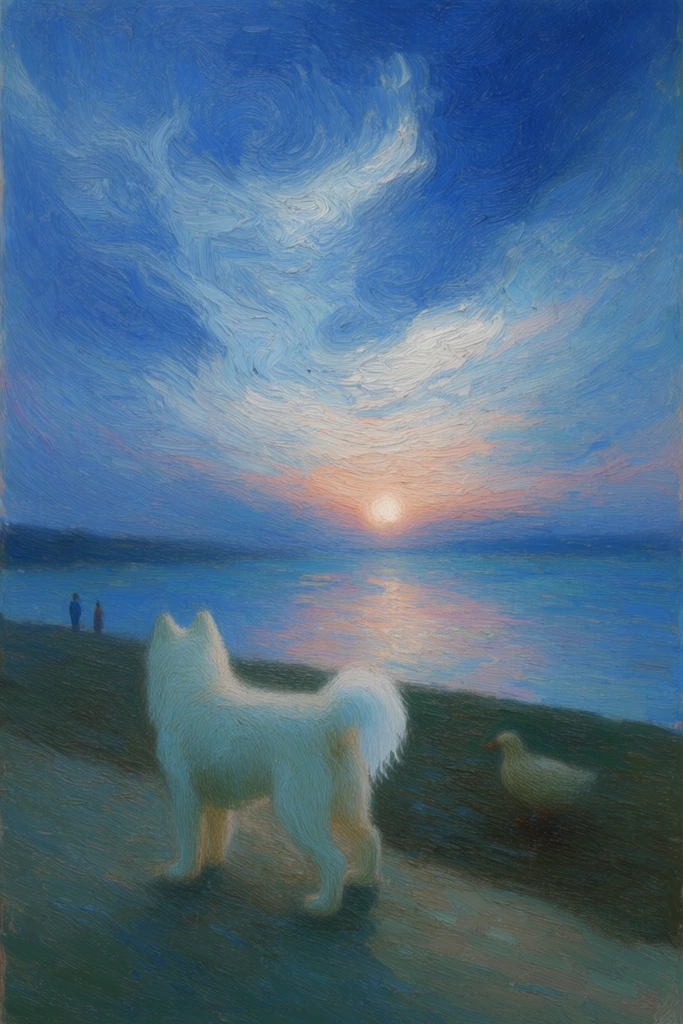 Atmospheric Swirling Impressionism style AI image example 3